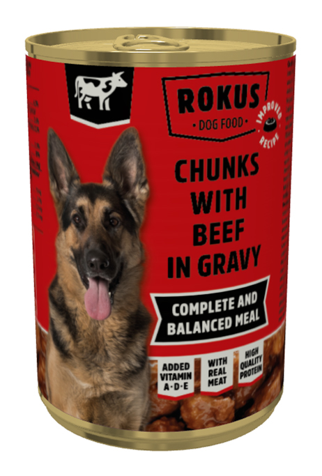 RGB Rokus Dog Beef 415g